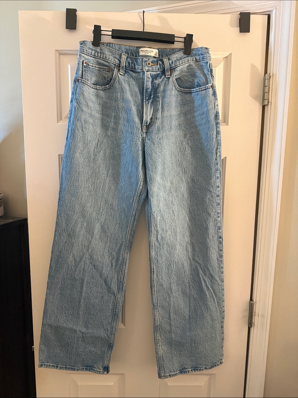 Abercrombie & Fitch Light Blue 90s Relaxed Jeans High Rise